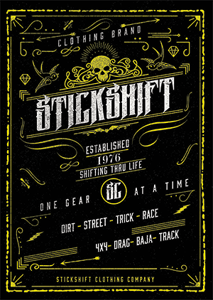 STICKSHIFT CLOTHING – Shifting Thru Life One Gear at a Time