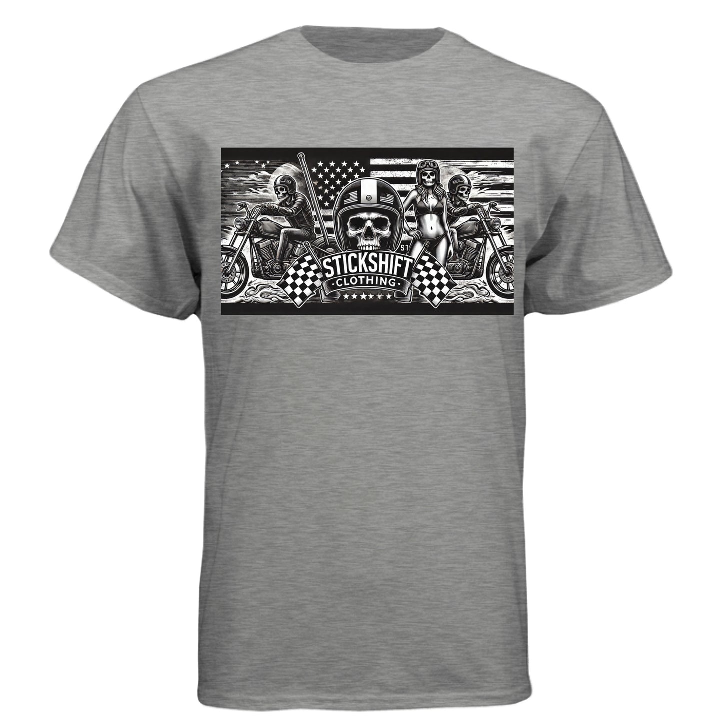 Dark Heather Grey (60/40) - FRONT